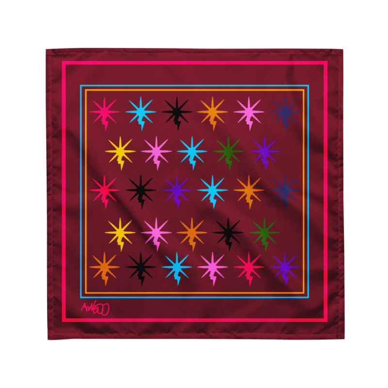 ANBOO MULTI-COLOR LIGHTNING BANDANA